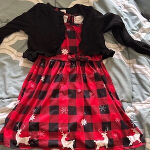 Red and Black Plaid Dress Christmas dress